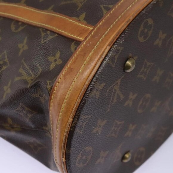 LOUIS VUITTON Monogram Bucket GM Shoulder Bag M42236 LV Auth 122132 - Picture 5 of 16